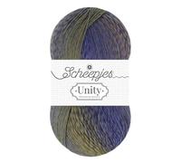 Scheepjes Unity 100g - 964 New Leaf, Viola e Giallo Filati per Lavorare a Maglia e Uncinetto