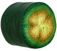 Scheepjes Whirl, Cotton, Verde, Giallo, 1 cm