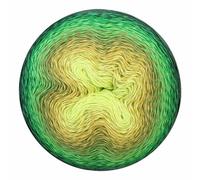Scheepjes Whirl, Cotton, Verde, Giallo, 1 cm