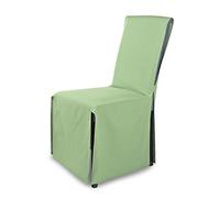 SCHEFFLER-HOME Housse de chaise « Mila » / lot de 6 / verte-menthe/housse de chaise élastique avec nœud/housse de chaise extensible/revêtement de chaise moderne