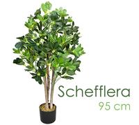 Schefflera Arboricola Pianta Albero Artificiale Plastica 95cm Abitacolo Decovego