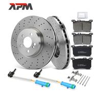 Scheibenbremsensatz Asse Ant. per MERCEDES-BENZ CLASSE S V222 W222 X222 S 350