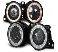 Scheinfer Angel Eyes Per BMW 3er E30 Anni 82-94 Nero, Fari Anteriori