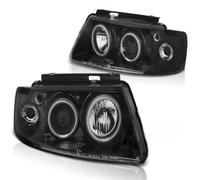 Scheinferfer CCFL Angel Eyes Tuning Tec Per VW Passat 3B Anni 96-00 Nero