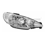 Scheinwerfer Hauptscheinwerfer Sinistro H7/H7 Per Peugeot 206 CC 2D 2A/C 2E/K