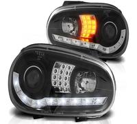 Scheinwerfer LED Tagfahrlicht Optik Per Tuning Tec VW Golf 4 97-03 Nero