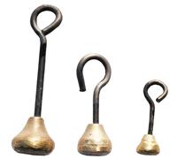 Schelbert Glockenschmiede Morsetti e girelle a campana piegati - varie misure misure adatto per Gottardo o Glocken 7 cm