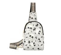 Scheletri beige alla moda del fumetto che fa trekking fanny pack leggero piccole borse a tracolla per il pacchetto di giorno