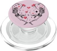 Scheletri danzanti innamorati | Romanticismo gotico carino di San Valentino PopSockets PopGrip per MagSafe