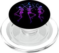 Scheletri danzanti Notte di luna Halloween Divertimento PopSockets PopGrip per MagSafe