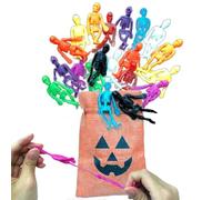 Scheletri Elastici 20 Pezzi Mini Morbidi Appiccicosi Regalini Halloween