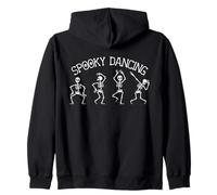 Scheletri Spooky Dancing - Scheletro spettrale di Halloween Felpa con Cappuccio