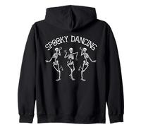Scheletri Spooky Dancing - Scheletro spettrale di Halloween Felpa con Cappuccio