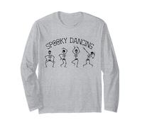 Scheletri Spooky Dancing - Scheletro spettrale di Halloween Maglia a Manica
