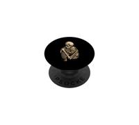 Scheletro Abbracciare Robot Carino Vintage Sci-Fi Art Amante PopSockets PopGrip Adesivo