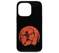 Scheletro Arciere Halloween Luna Custodia per iPhone 13 Pro