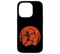 Scheletro Arciere Halloween Luna Custodia per iPhone 14 Pro