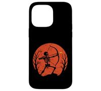 Scheletro Arciere Halloween Luna Custodia per iPhone 14 Pro Max