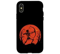 Scheletro Arciere Halloween Luna Custodia per iPhone X/XS