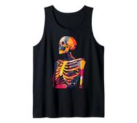 Scheletro Artista Arte Creativa Anatomia Illustratore gra Canotta
