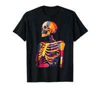 Scheletro Artista Arte Creativa Anatomia Illustratore gra Maglietta