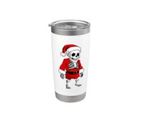 Scheletro Babbo Natale Bicchiere termico in acciaio inox doppia parete
