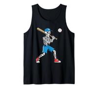 Scheletro Baseball Halloween Costume Divertente Uomini Ragazzi Bambini Canotta