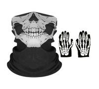Scheletro Bianco Guanti e Teschio Faccia Maschera, Costumi Di Halloween Guanti Decorativi, Decorazione Di Feste Festive