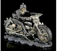 Scheletro Biker Figura - Chiaro On The Highway Di James Ryman - Gotico Reaper