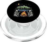 Scheletro Campfire Night Marshmallow Camping Friends Camp PopSockets PopGrip per MagSafe