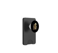 Scheletro che abbraccia il puntatore tedesco Shorthered PopSockets PopWallet per MagSafe