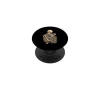 Scheletro che abbraccia koala orso divertente carino spettrale amante gotico PopSockets PopGrip Adesivo