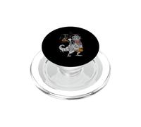 Scheletro che cavalca la mummia dinosauro T Rex zucca divertente per PopSockets PopGrip per MagSafe