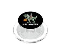 Scheletro che cavalca la mummia dinosauro T Rex zucca divertente per PopSockets PopGrip per MagSafe