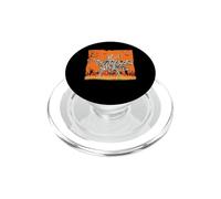 Scheletro che cavalca la mummia dinosauro T Rex zucca divertente per PopSockets PopGrip per MagSafe