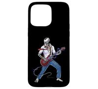Scheletro Chitarrista Heavy Metal Musica Musicista Chitarra Custodia per iPhone 15 Pro Max