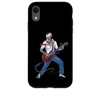 Scheletro Chitarrista Heavy Metal Musica Musicista Chitarra Custodia per iPhone XR