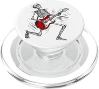 Scheletro Chitarrista Rock Band Heavy Musica Scheletri Grafica PopSockets PopGrip per MagSafe