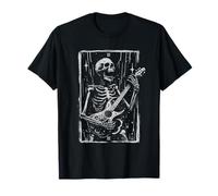 Scheletro Chitarrista Tarocchi - Vintage Rock 'n Roll Lover Maglietta