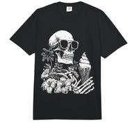 Scheletro con Occhiali da Sole Ice Cream Gothic Summer Summerween Comfort Colors Adult Heavyweight T-Shirt