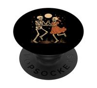 Scheletro Coppia Danza Sotto Luna PopSockets PopGrip Adesivo