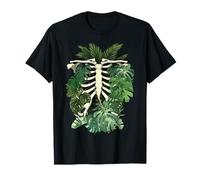 Scheletro Corpo Pianta Monstera Foglia Pianta Mamma Giardinaggio Donne Maglietta