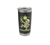 Scheletro da discoteca Boogie Bones Bicchiere termico in acciaio inox doppia parete
