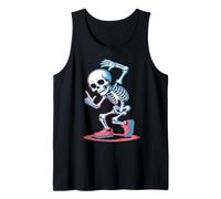 Scheletro Danza Spettrale Divertimento Halloween Vibes Canotta