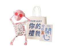 Scheletro danzante a salire, giocattolo statuetta scheletro altalena | Giocattolo di figura scheletro di danza meccanica,Giocattolo a dondolo da caricare fresco e divertente per lo spazio di lavoro