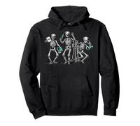 Scheletro danzante infermiere Halloween divertente ER RN Felpa con Cappuccio