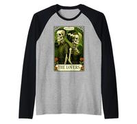 Scheletro dei tarocchi Monster Frankenstein e Gli Amanti della Sposa Maglia con Maniche Raglan