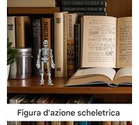 Scheletro Di Action Figure - Modello Snodabile A Corpo Intero, Artigianato Decorativo | Animazione Stop Motion Halloween Display Da Tavolo Giocattolo Da Collezione Creativo Bambini Adolescenti Hobby U