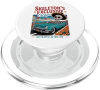 Scheletro di auto d'epoca divertente Día de los Muertos PopSockets PopGrip per MagSafe