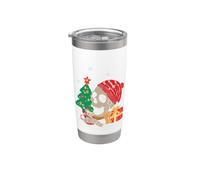 Scheletro di Natale cioccolata calda Natale uomini donne bambini giovani Bicchiere termico in acciaio inox doppia parete